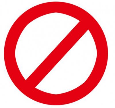 禁令标志表达的是禁止的意思,也就是"不准许,不许可"的意思.