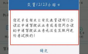 考驾照不可忽视申请驾驶证业务，否则将无法在网上预约